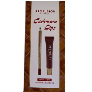 Profusion Cosmetics Cashmere Lips Liner & Balm Duo ~ Maple Sugar